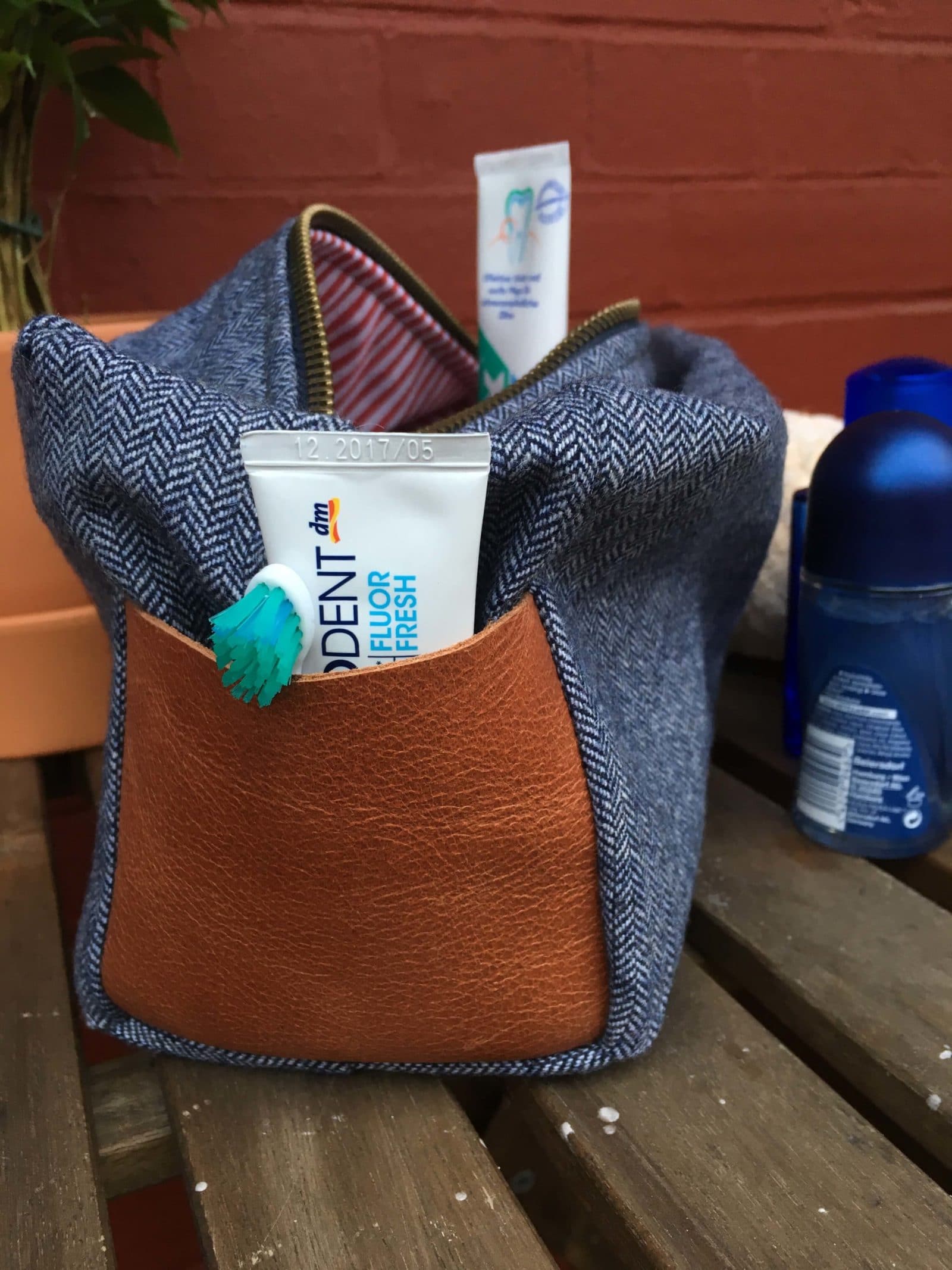 Männerwaschtasche