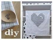 DIY- Geschirrtuch mit Herz