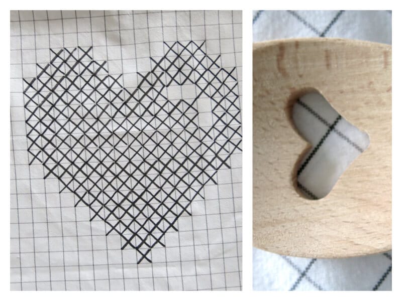 DIY- Geschirrtuch mit Herz