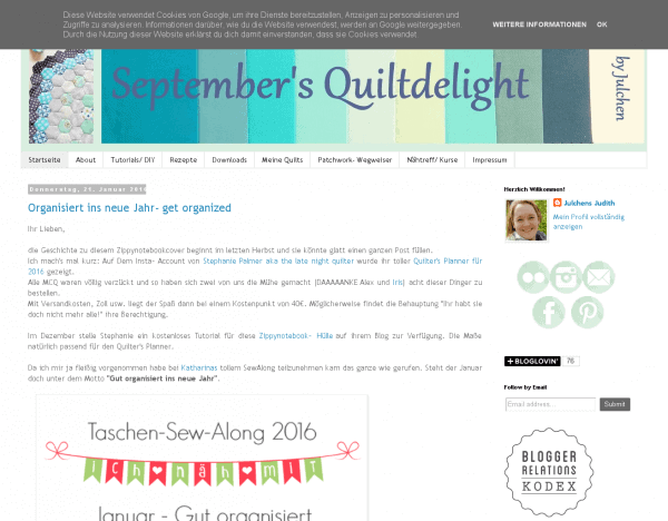 September’s Quiltdelight
