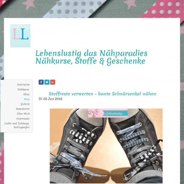 Bunte Schnürsenkel nähen, eine super Resteverwertung Bunte Schnürsenkel nähen, eine super Resteverwertung
