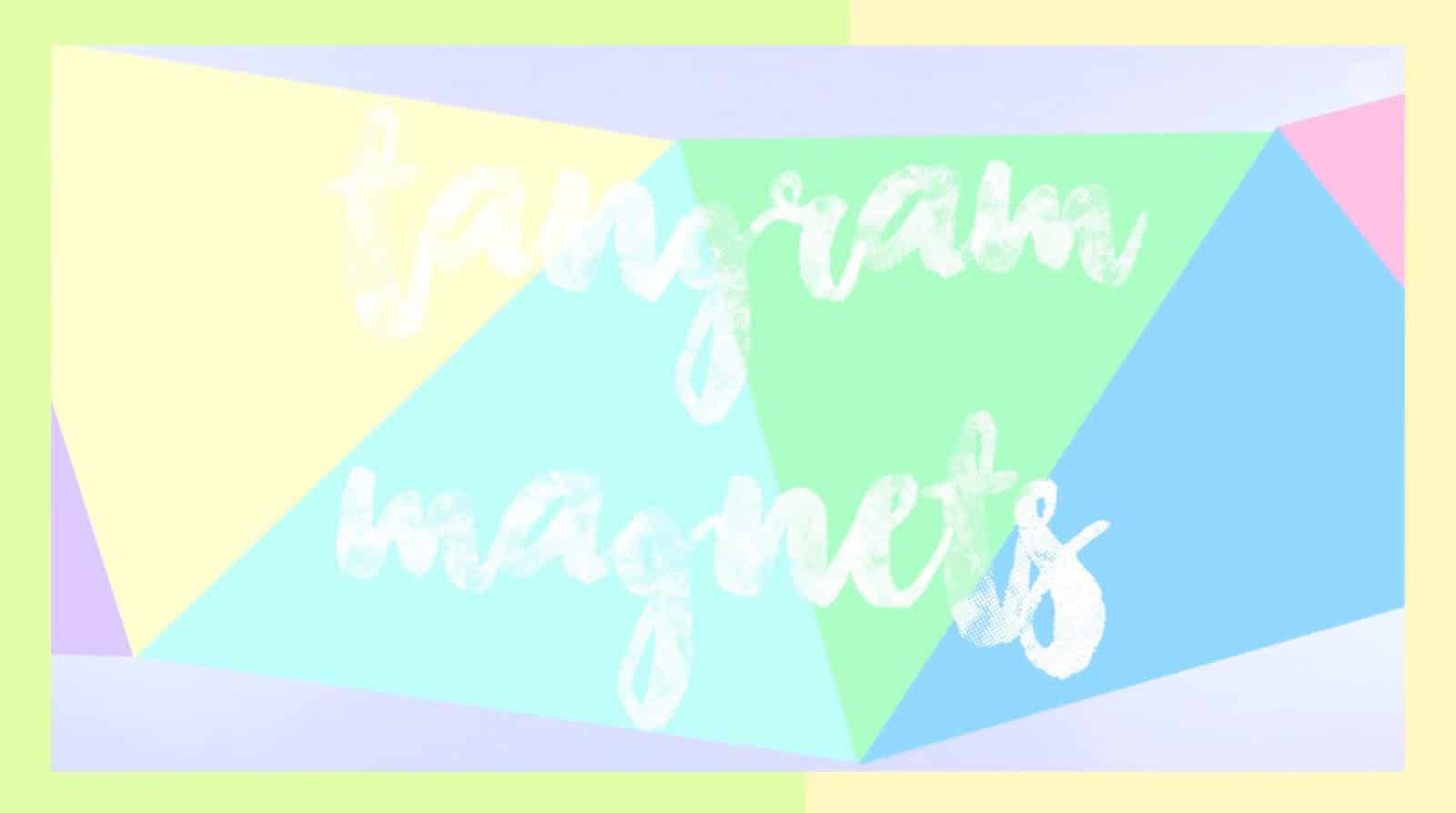 DIY – Tangram Magnete aus Salzteig