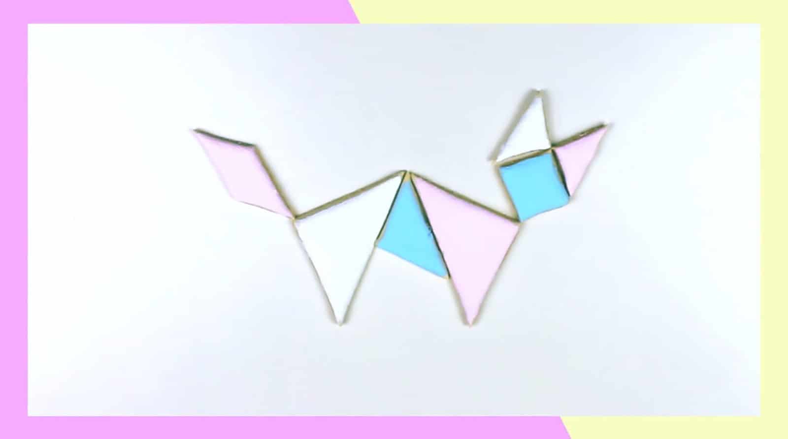 DIY – Tangram Magnete aus Salzteig