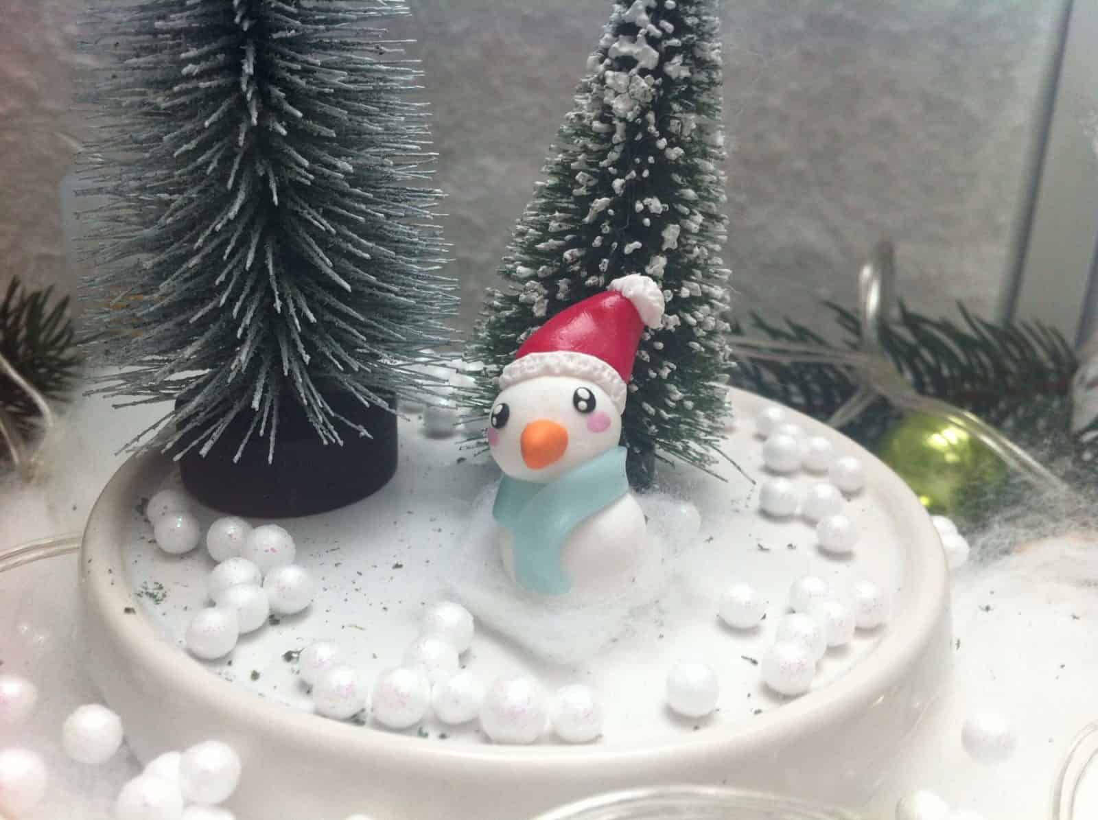 FIMO Schneemann Anhänger