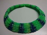Kette auf dem Loomrahmen gestrickt