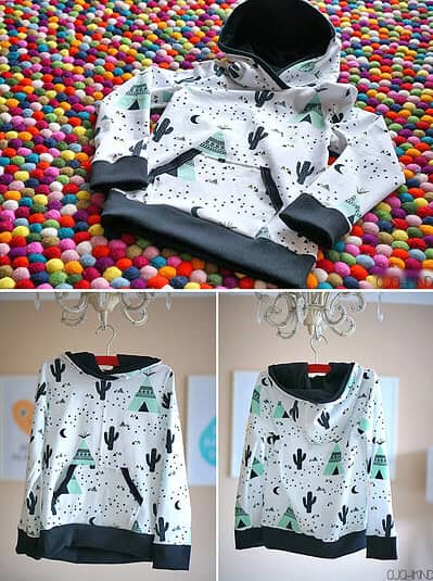 Kapuzenpulli für Kids nähen
