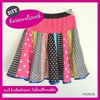 DIY mit kostenlosem Schnittmuster: Karnevalsrock