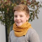 Loopschal Felix – warmer Hals für Schulkinder