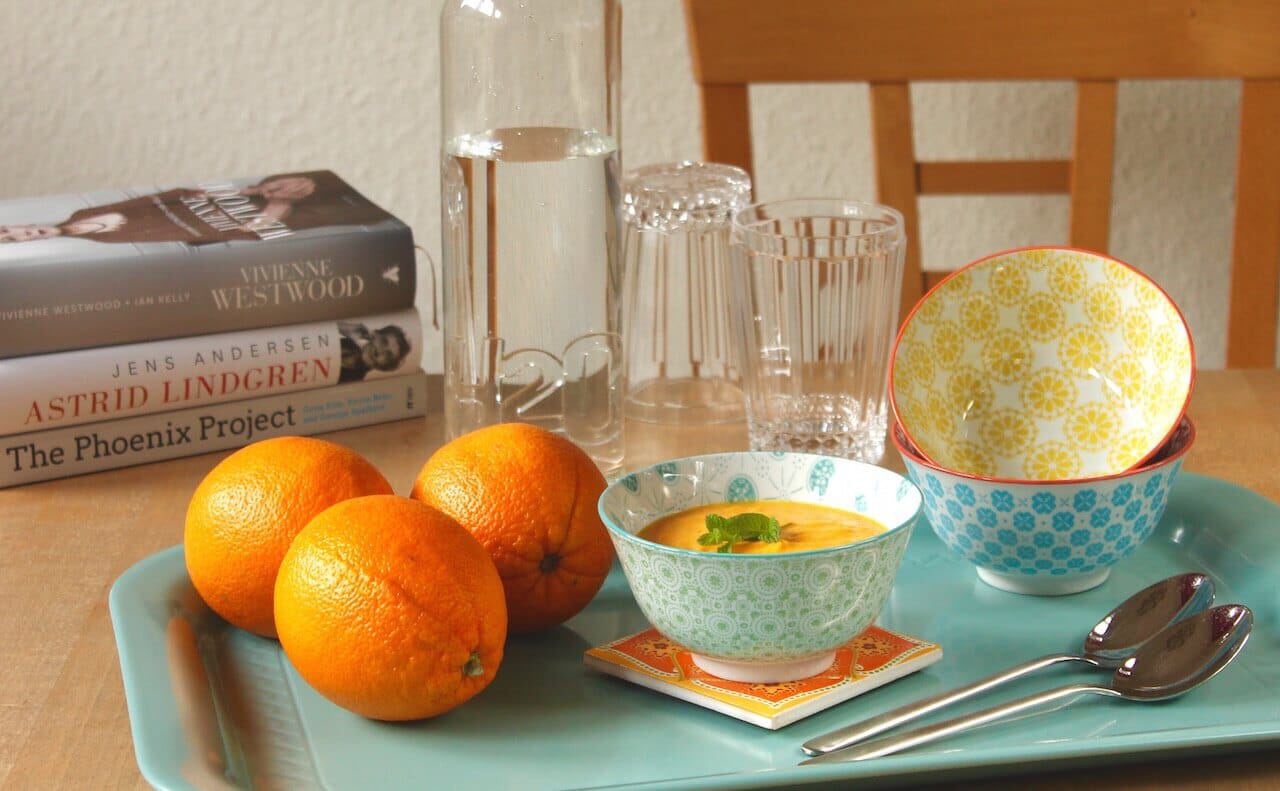 Scharfe Suppe: Möhren, Orange & Ingwer