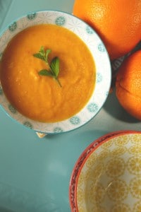 Scharfe Suppe: Möhren, Orange & Ingwer
