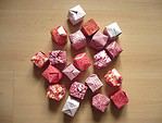 Eine Origami-Lichterkette