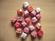 Eine Origami-Lichterkette
