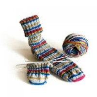 Toe Up Socken stricken