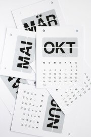 Kalender – Klemmbrett mal anders