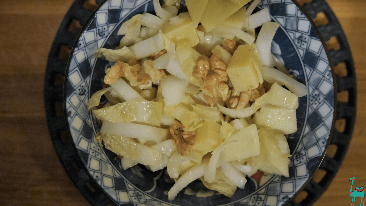 Chicorée Äpfel Salat
