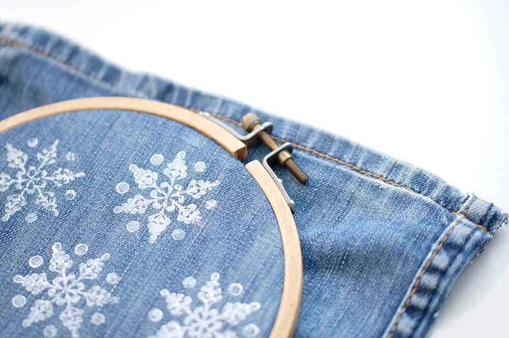 DIY Schneebild – gestempelt!