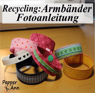 Recycling Armbänder Anleitung
