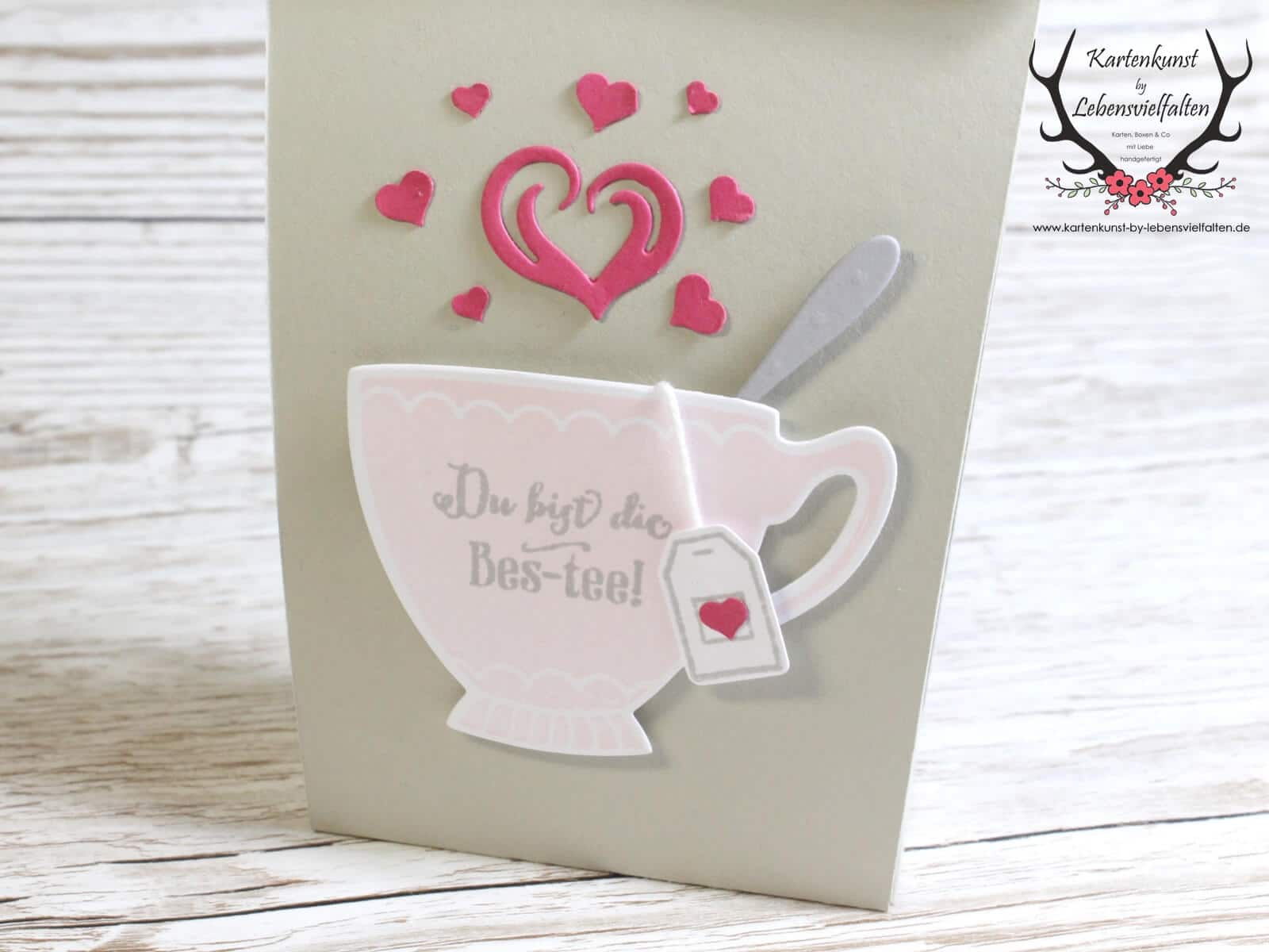 Tea to Go Verpackung als kleine Einladung oder Geschenk