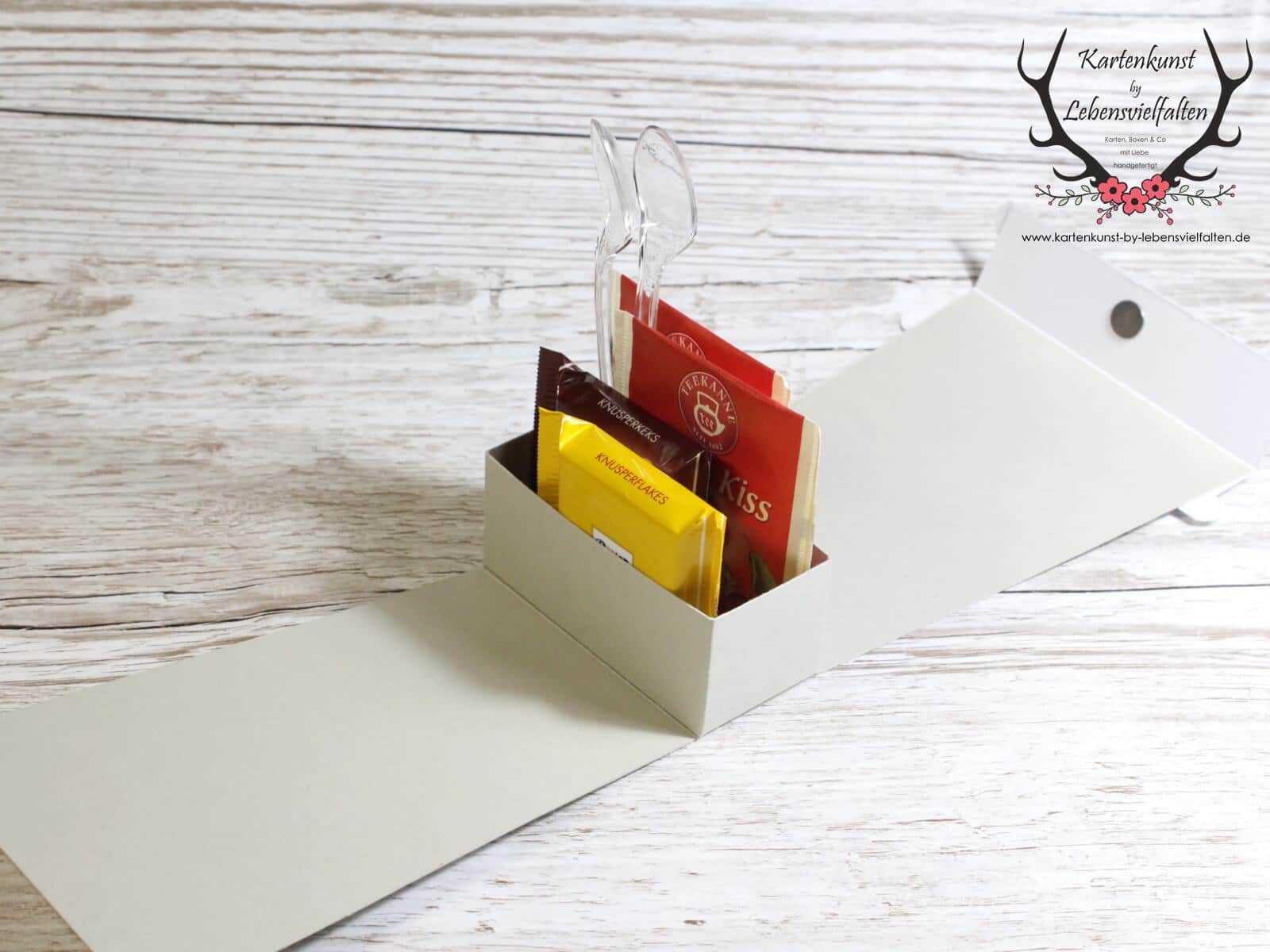 Tea to Go Verpackung als kleine Einladung oder Geschenk