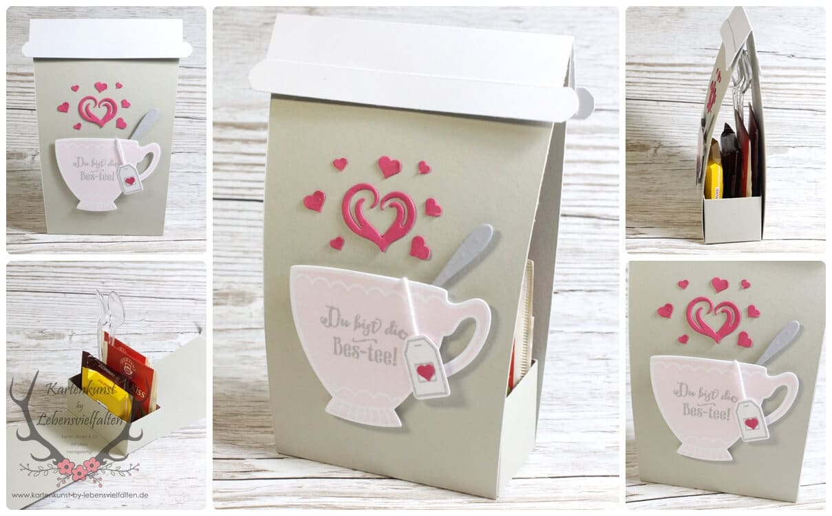 Tea to Go Verpackung als kleine Einladung oder Geschenk