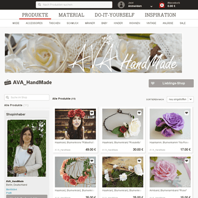 Mein Onlineshop