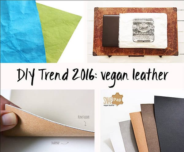 DIY Trend 2016: veganes Leder