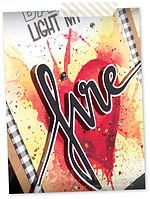 Karte zum Valentinstag – COME ON BABY LIGHT MY FIRE