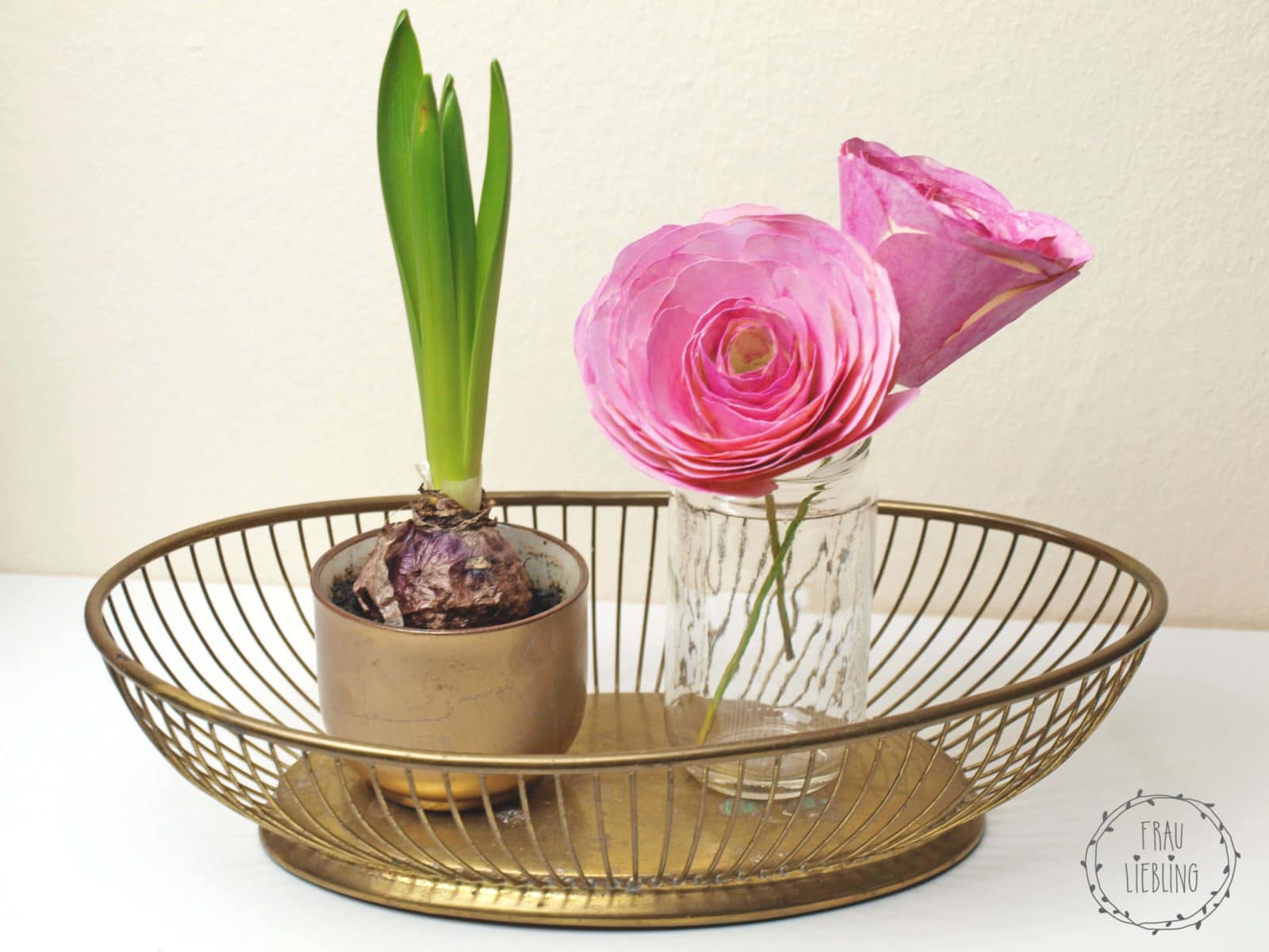 DIY Papierblumen: Ranunkeln