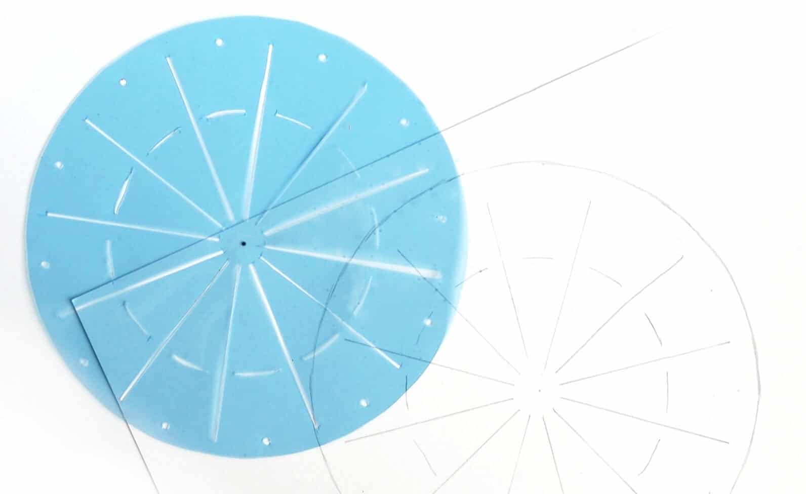 DIY-Schablone für Zendalas / Mandalas