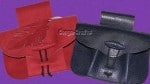 Gürteltasche Foldy im Mittelalterstil aus Kunstleder
