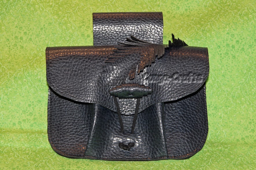 Gürteltasche Foldy im Mittelalterstil aus Kunstleder