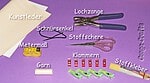 Gürteltasche Foldy im Mittelalterstil aus Kunstleder
