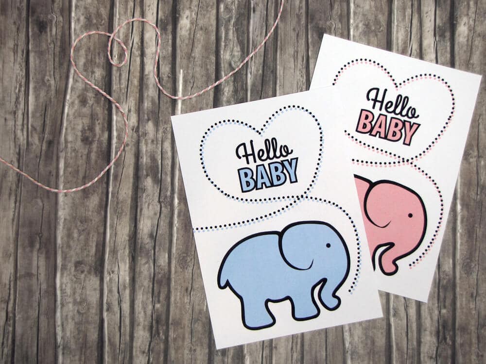 Baby-Freebie zum Runterladen