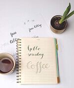 Lettering, Handlettering und Brushlettering