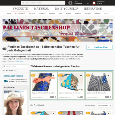 Paulines Taschenshop - Selbst genähte Taschen für jede Gelegenheit