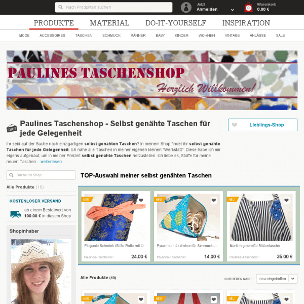 Paulines Taschenshop – Selbst genähte Taschen für jede Gelegenheit