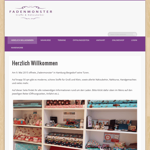 Wer an der Nadel hängt, braucht Stoff!