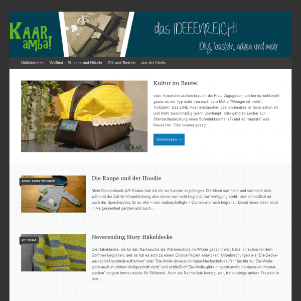 iKaaramba! – das ideeenReich | DIY, basteln, nähen und mehr!