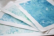 {DIY: } Papier marmorieren mit Rasierschaum