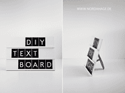 DIY // Textboard selber machen und free printable