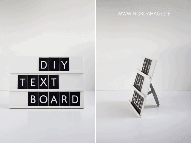 DIY // Textboard selber machen und free printable