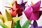 kunterbunte Origami Tulpen // Kreativ durch den Monat Challenge