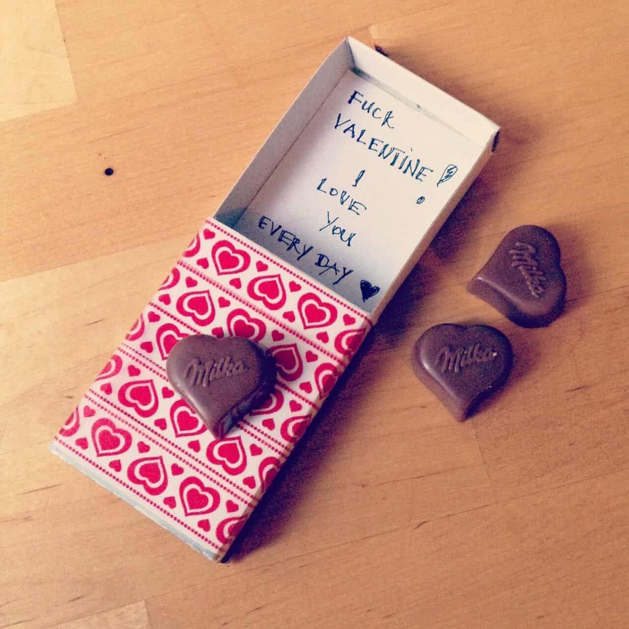 Geschenk zum Valentinstag schnell und einfach