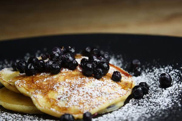 Pancake mit Blaubeeren