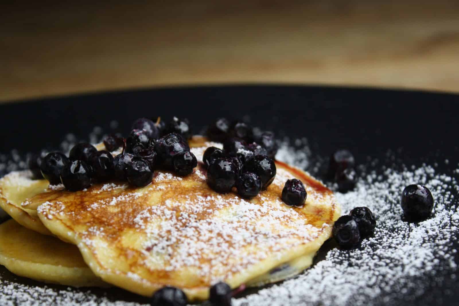 Pancake mit Blaubeeren