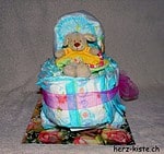 Windelkinderwagen – Windeltorte mal anders