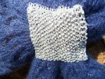 Kuschelschal mit Glanzeffekt