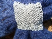 Kuschelschal mit Glanzeffekt