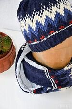 DIY Mütze und Schal: Papa ist reif für die Insel