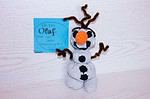 Olaf – der niedliche Schneemann aus Frozen gehäkelt